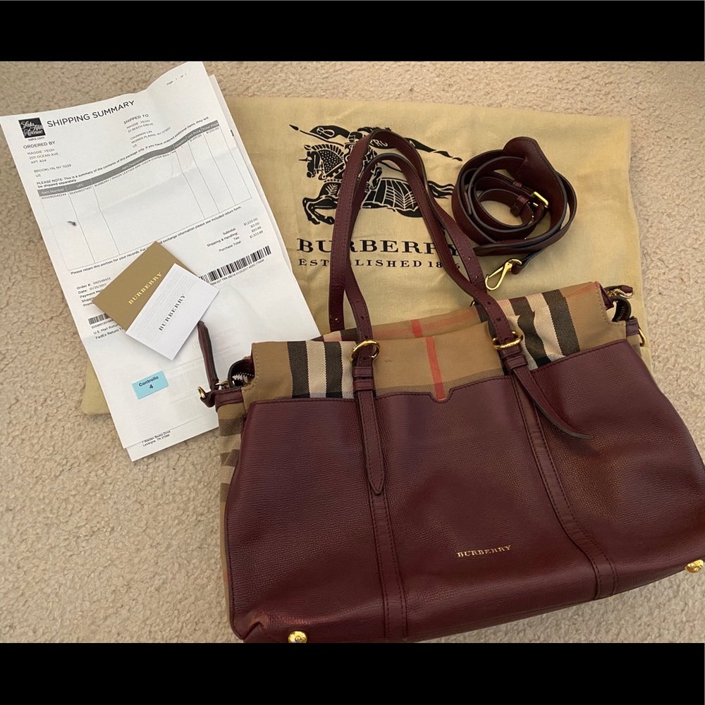 Burberry Diaper Bag